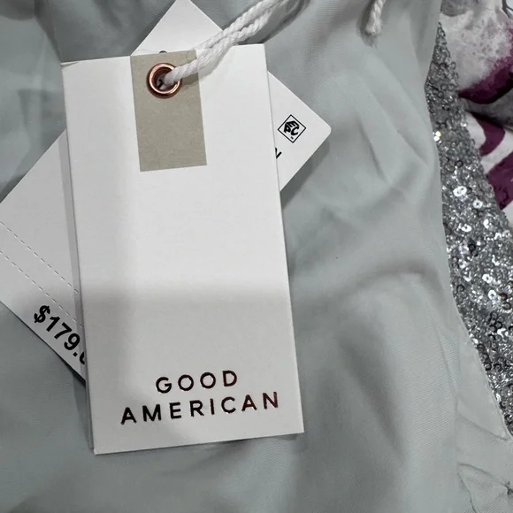 Good American Silver Sequin Cardigan - Picture 10 of 11